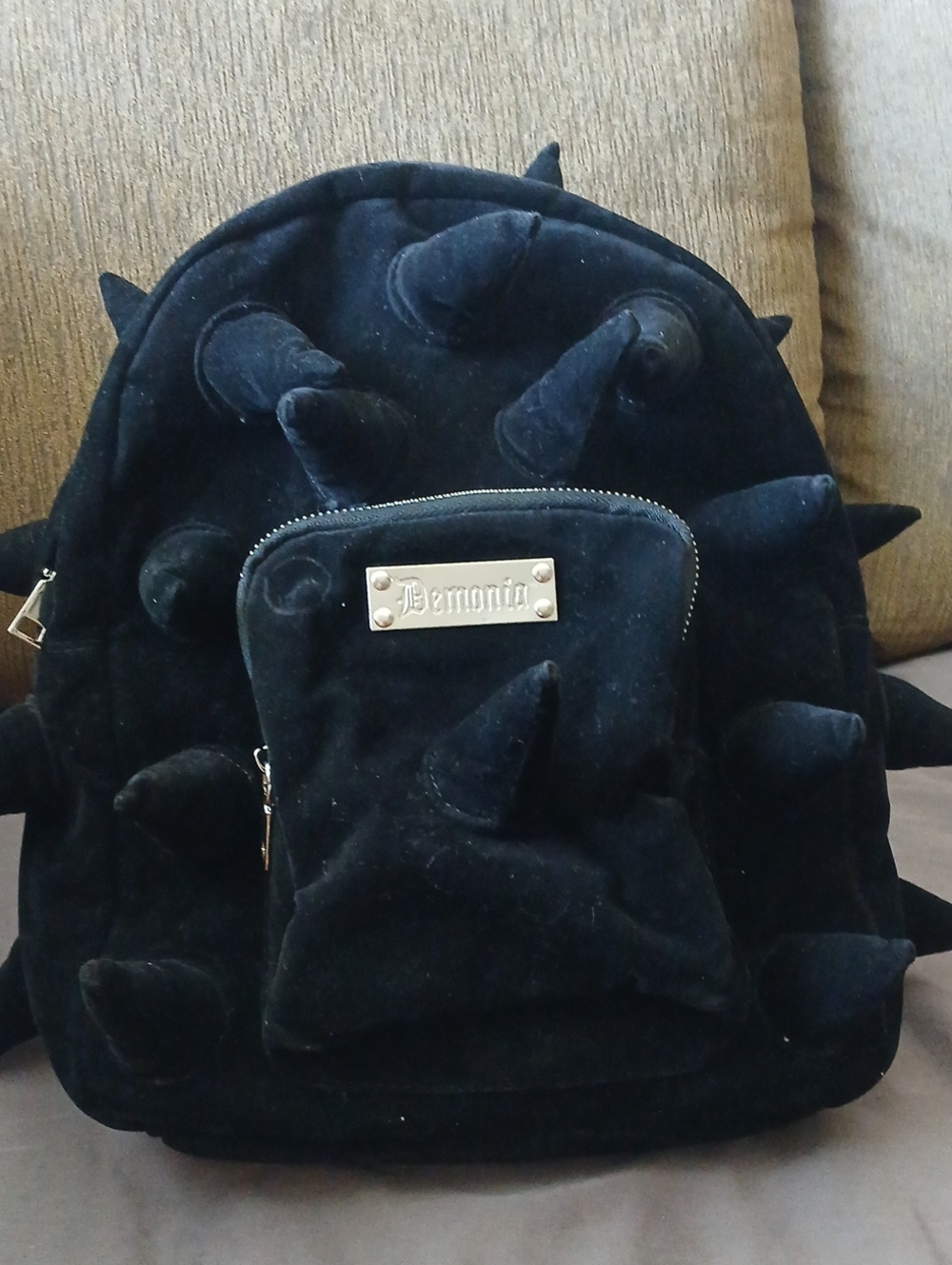 Demonia Gothic Spiked Mini Backpack